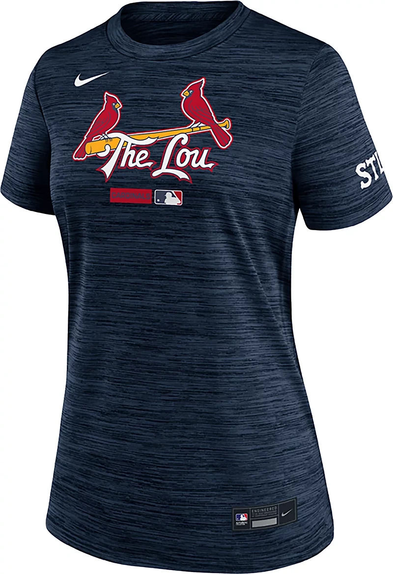 Nike Women's St. Louis Cardinals AC Velocity Short Sleeve T-shirt