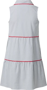 Magellan Outdoors Girls' Southern Summer Americana Seersucker Dress