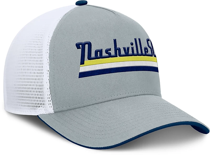 Fanatics Nashville SC Knuckle Structured 5-Panel Meshback Hat