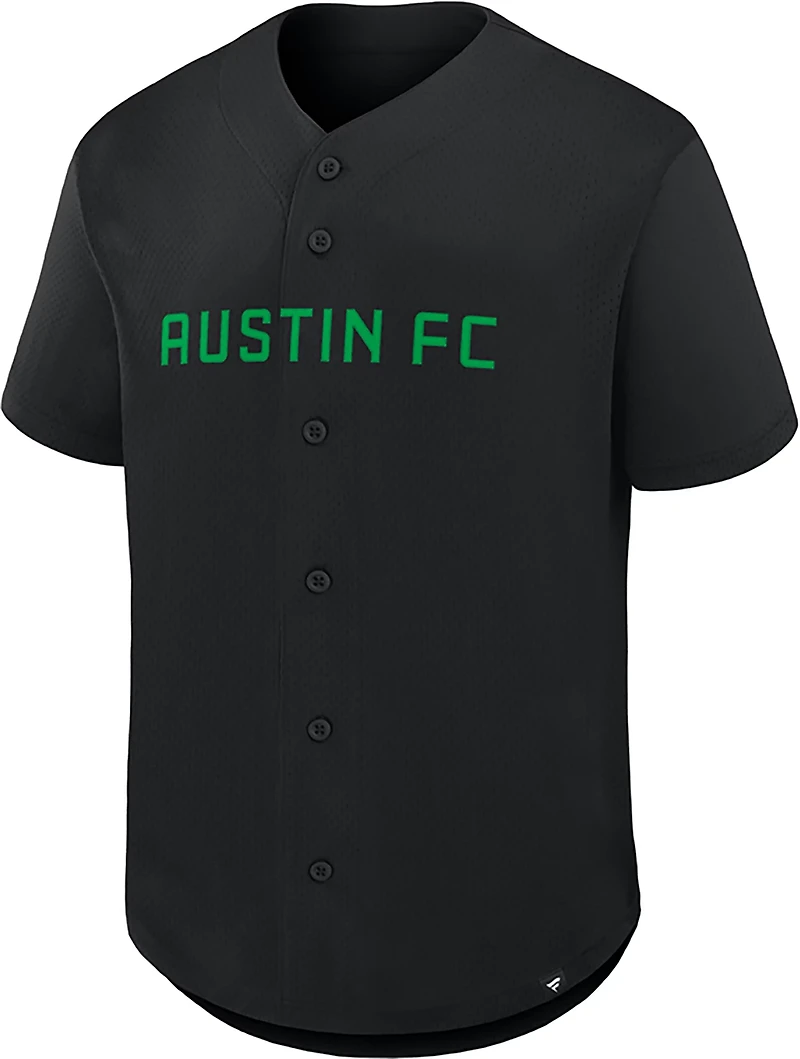 Fanatics Men’s Austin FC Button Down Fashion Jersey