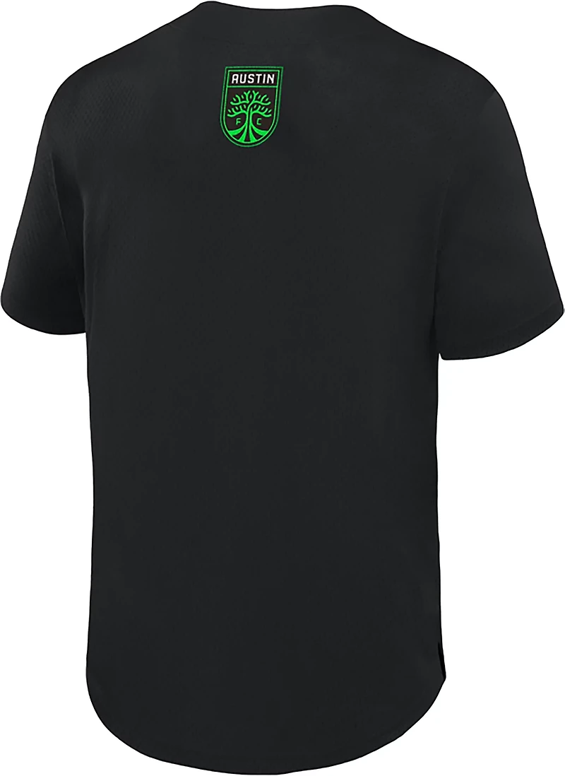 Fanatics Men’s Austin FC Button Down Fashion Jersey