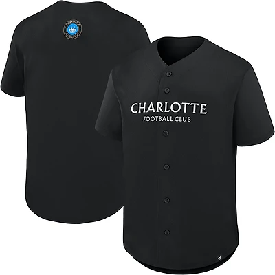 Fanatics Men’s Charlotte FC Button Down Fashion Jersey