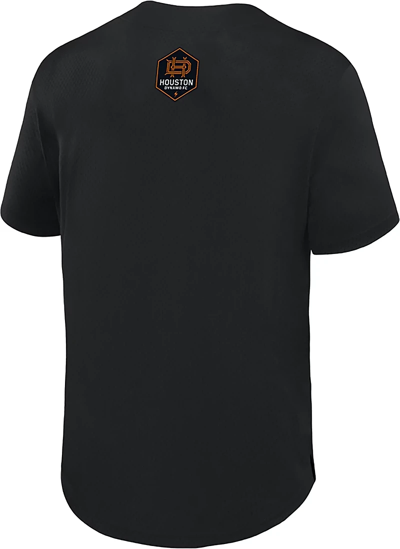 Fanatics Men’s Houston Dynamo Button Down Fashion Jersey