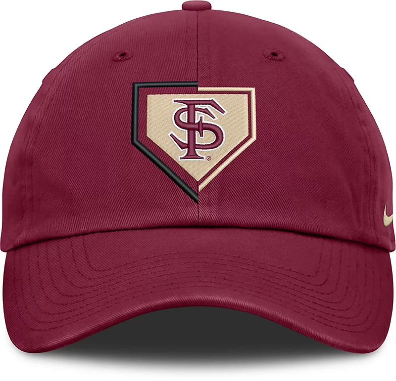 Nike Florida State University Home Plate Primetime Unstructured Cap