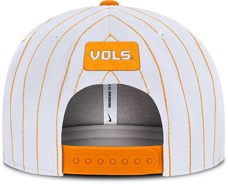 Nike Men's University of Tennessee Pro Primetime Baseball Pinstripe Snapback Cap