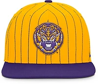 Nike Men's Louisiana State University Pro Primetime Baseball Pinstripe Snapback Cap