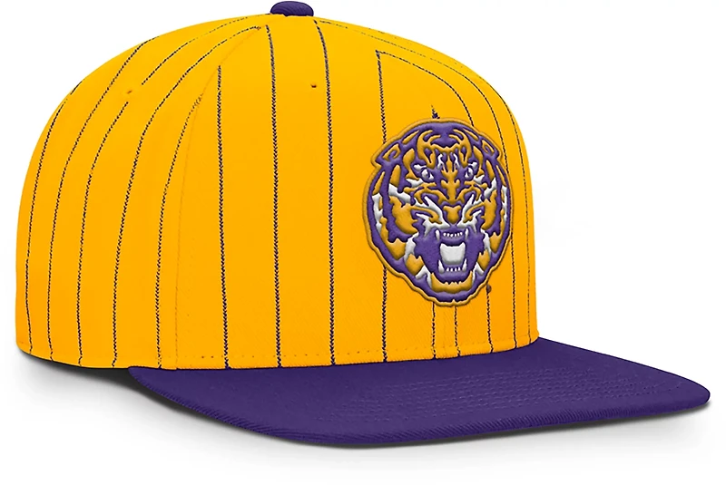 Nike Men's Louisiana State University Pro Primetime Baseball Pinstripe Snapback Cap