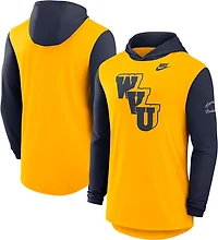 Nike Men's West Virginia Mountaineers Legacy Hooded Long Sleeve T-shirt