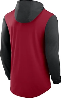 Nike Men's Oklahoma Sooners Legacy Hooded Long Sleeve T-shirt