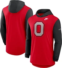 Nike Men's Ohio State Buckeyes Legacy Hooded Long Sleeve T-shirt
