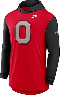 Nike Men's Ohio State Buckeyes Legacy Hooded Long Sleeve T-shirt