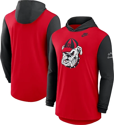 Nike Men's Georgia Bulldogs Legacy Hooded Long Sleeve T-shirt