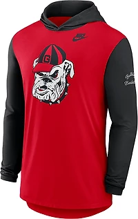 Nike Men's Georgia Bulldogs Legacy Hooded Long Sleeve T-shirt