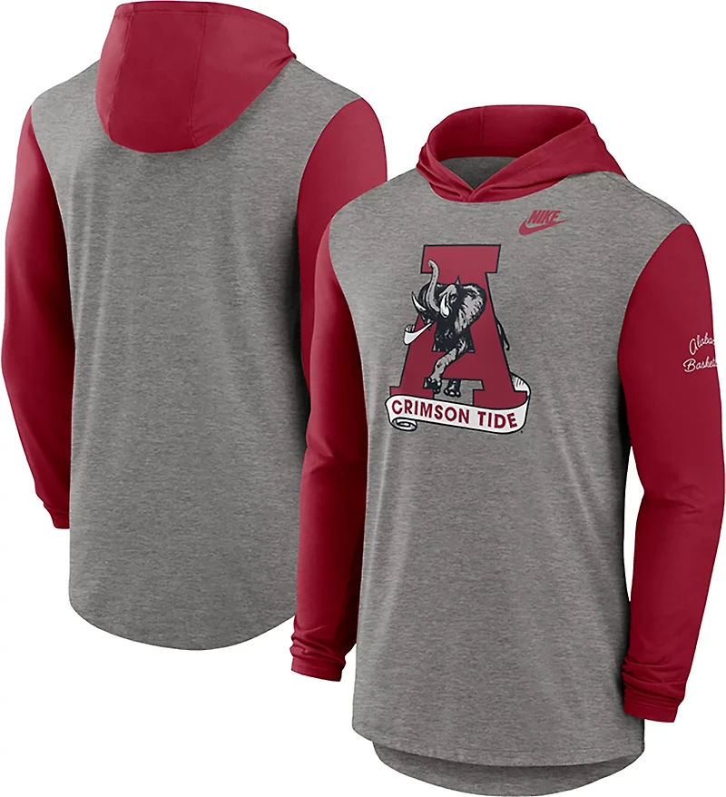 Nike Men's Alabama Crimson Tide Legacy Hooded Long Sleeve T-shirt