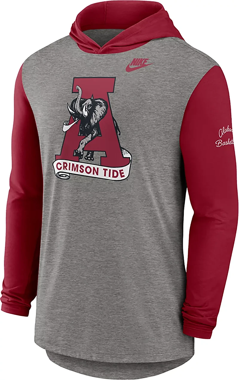 Nike Men's Alabama Crimson Tide Legacy Hooded Long Sleeve T-shirt