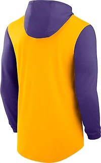Nike Men's LSU Tigers Legacy Hooded Long Sleeve T-shirt