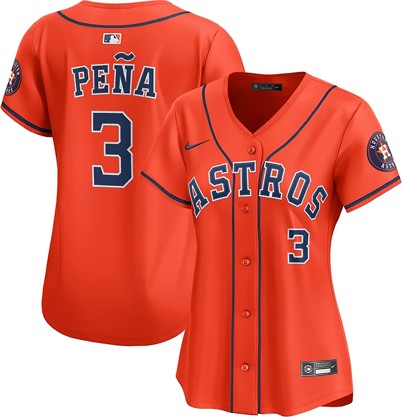 Nike Women's Astros Pena ALT 1 Limited Player N&N Jersey