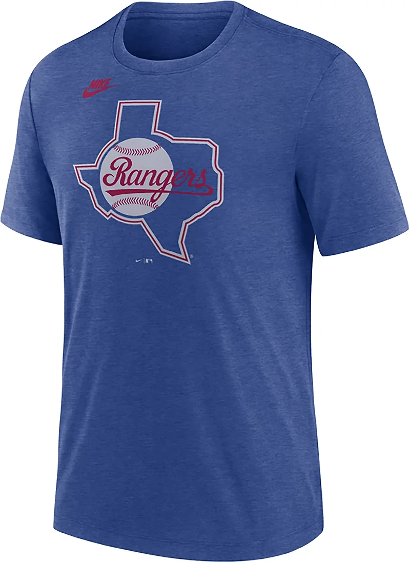 Nike Men's Rangers Cooperstown Overlocked Triblend T-shirt