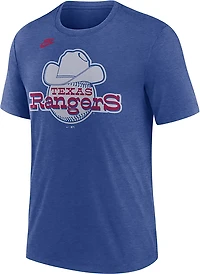 Nike Men's Rangers Cooperstown Overlocked Triblend T-shirt