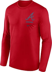 Nike Men's Atlanta Braves Primetime 2 Hit Legend Long Sleeve Graphic T-shirt