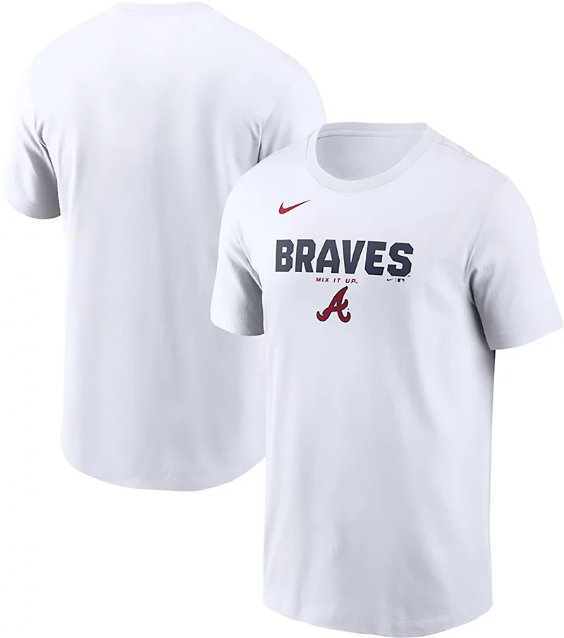 Nike Men's Braves Primetime Bold Cotton T-shirt