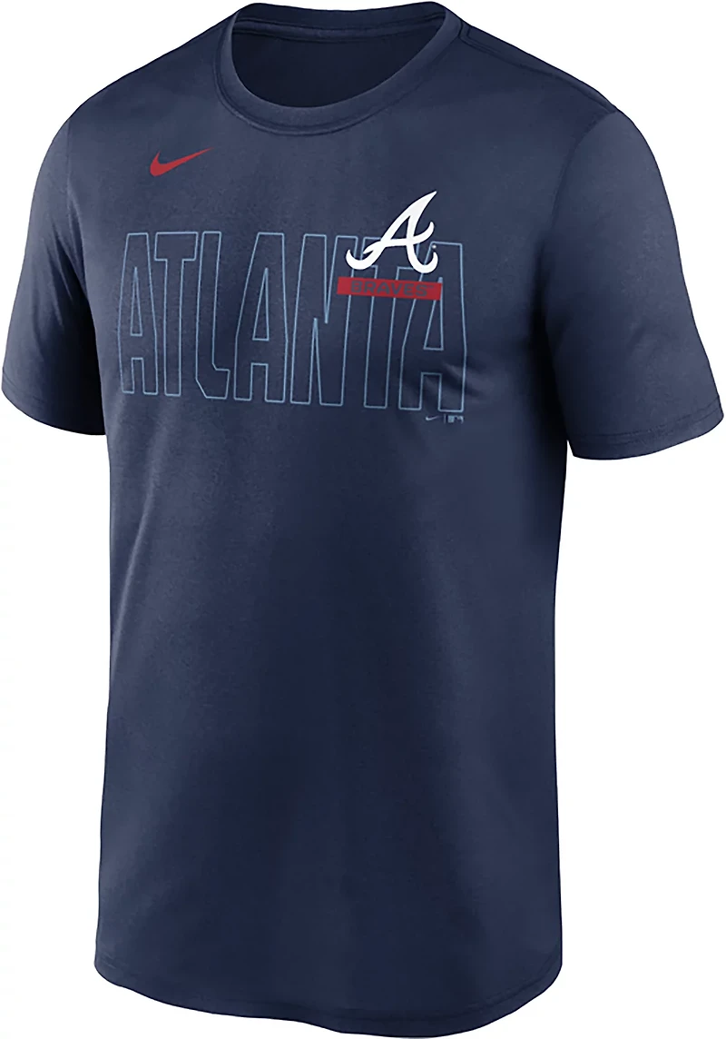 Nike Men's Atlanta Braves Primetime Knockout Team Legend Graphic T-shirt