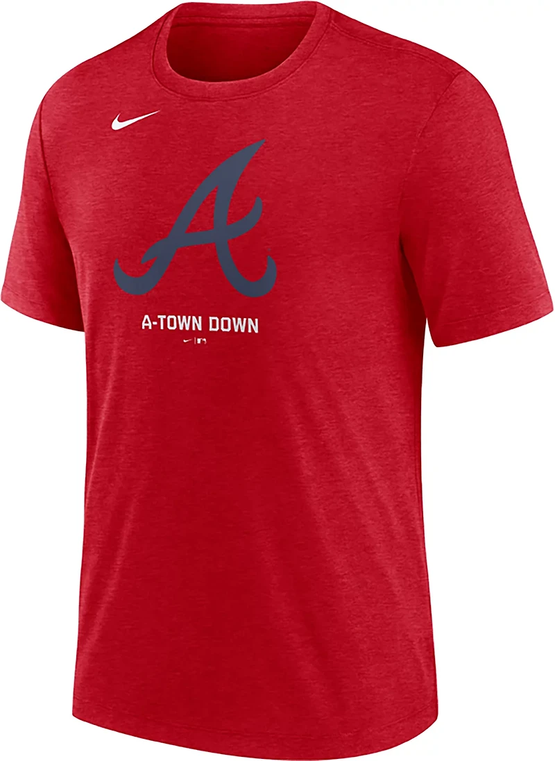 Nike Men's Braves Primetime Quality Start Triblend T-shirt