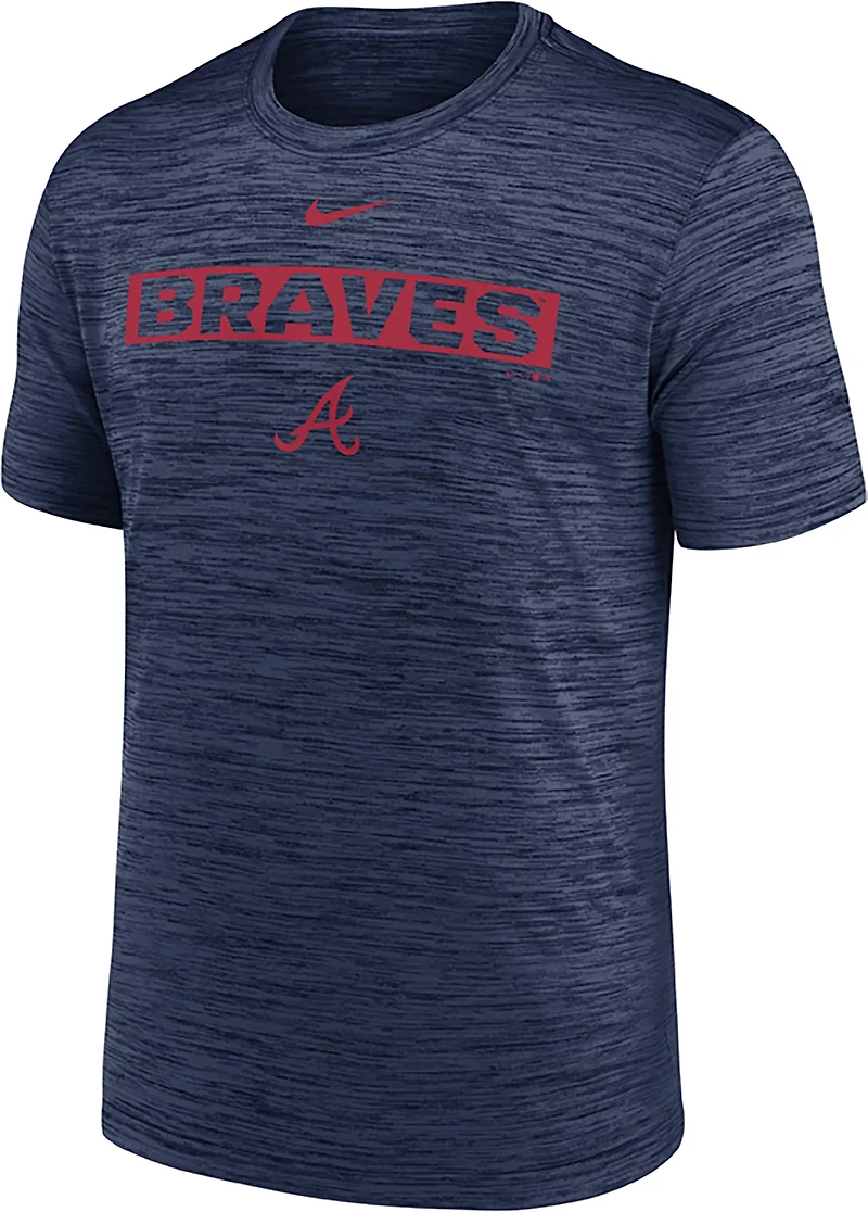 Nike Men's Atlanta Braves Primetime Rewind Velocity Graphic T-shirt