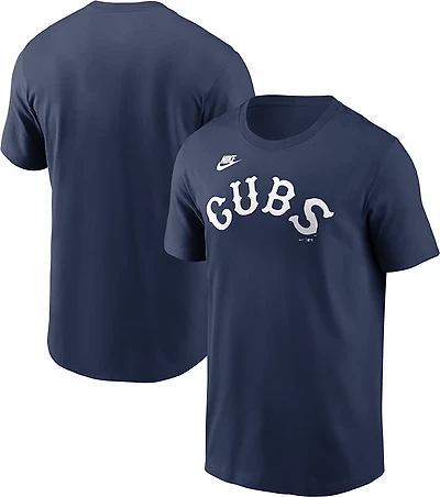 Nike Light Chicago Cubs Cooperstown Wordmark T-Shirt