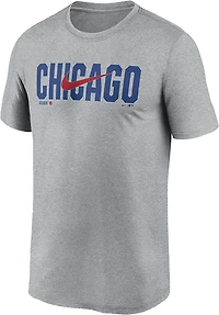 Nike Men's Chicago Cubs Primetime Swoosh Legend Graphic T-shirt