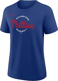 Nike Women's Philadelphia Phillies Primetime Script Cotton Short Sleeve T-shirt