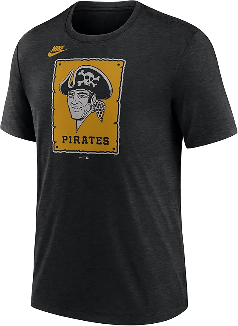 Nike Men's Pirates Cooperstown Overlocked Triblend T-shirt