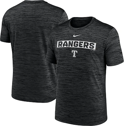 Nike Men's Texas Rangers Primetime Rewind Velocity Graphic T-shirt