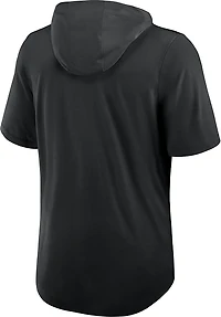 Nike Atlanta Braves Arched Wordmark Tri-Blend Hooded T-Shirt