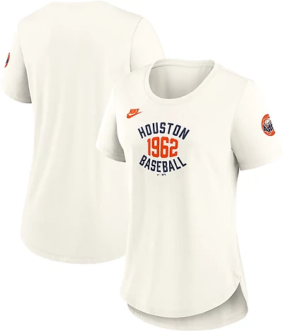 Nike Women's Astros Cooperstown '70s Inspired Triblend T-shirt