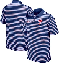 Nike Men's Philadelphia Phillies Primetime Striped Victory Polo Shirt