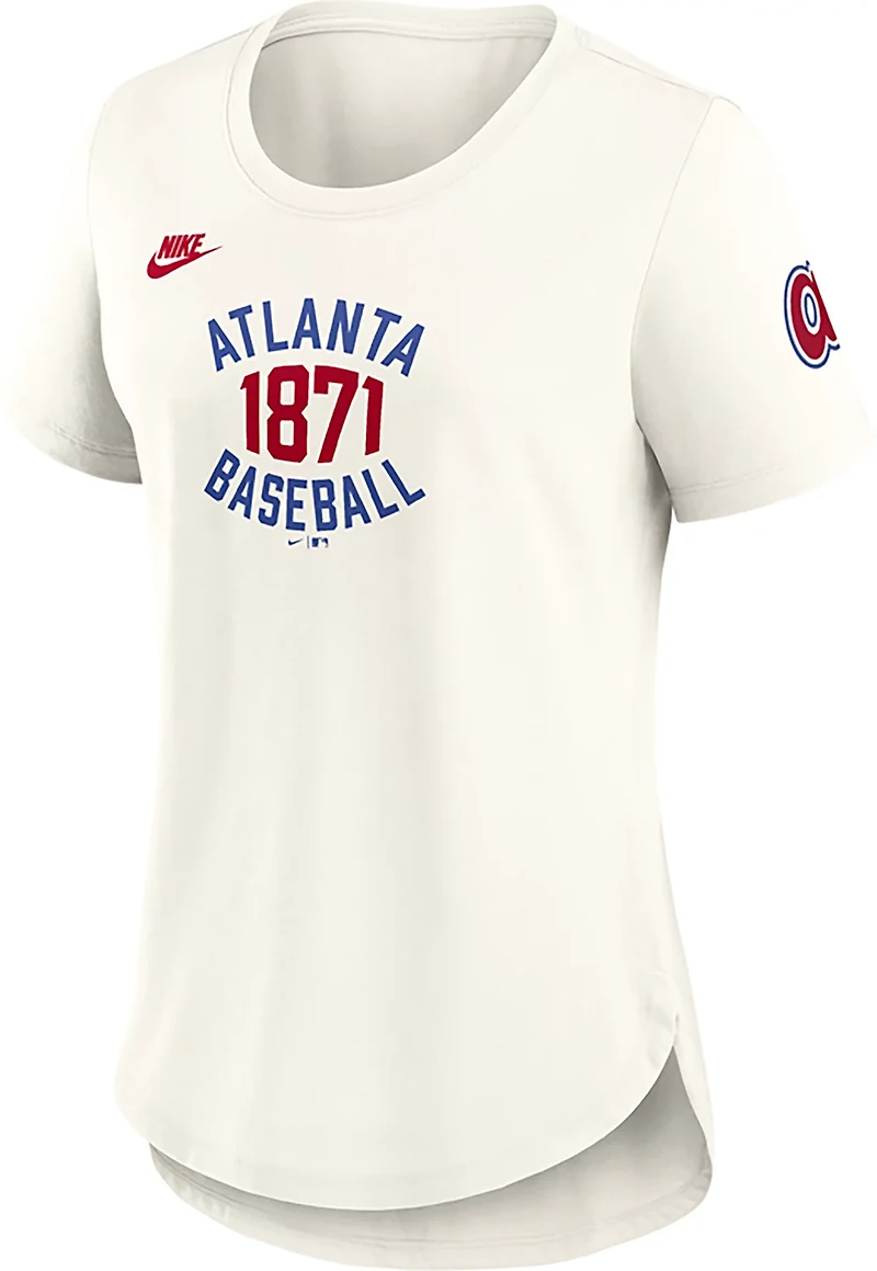 Nike Women's Braves Cooperstown '70s Inspired Triblend T-shirt