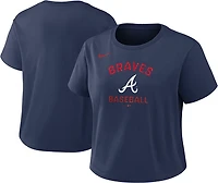 Nike Women's Braves Primetime Inside Block Mod T-shirt