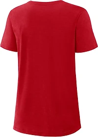 Nike Women's Braves Primetime Knockout Slub Fashion T-shirt