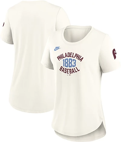 Nike Women's Phillies Cooperstown '70s Inspired Triblend T-shirt