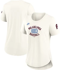 Nike Women's Phillies Cooperstown '70s Inspired Triblend T-shirt
