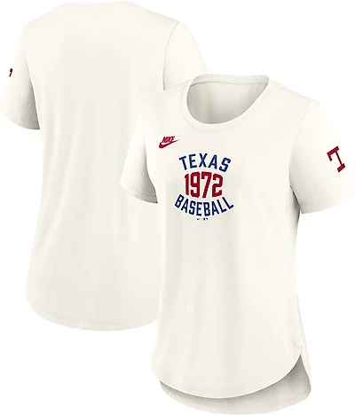 Nike Women's Rangers Cooperstown '70s Inspired Triblend T-shirt