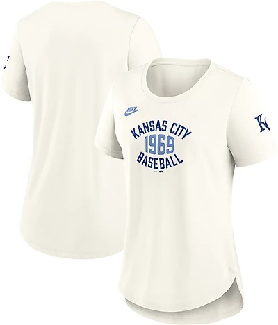 Nike Women's Royals Cooperstown '70s Inspired Triblend T-shirt