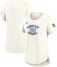 Nike Women's Royals Cooperstown '70s Inspired Triblend T-shirt