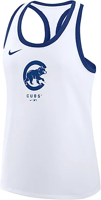 Nike Chicago Cubs Tri-Blend Dri-FIT Racerback Tank Top