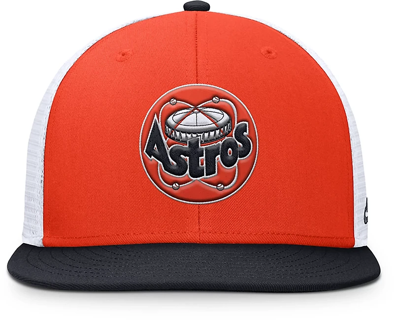 Nike Men's Houston Astros Cooperstown Dri-FIT Pro Structured Trucker Cap
