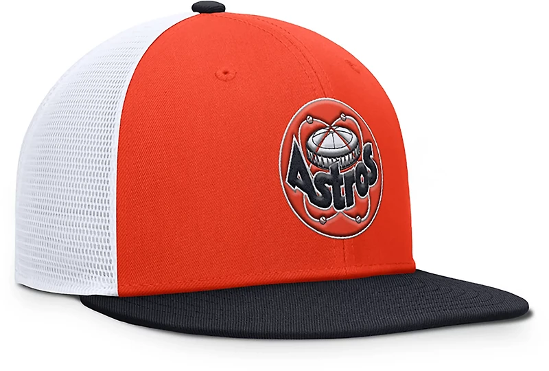 Nike Men's Houston Astros Cooperstown Dri-FIT Pro Structured Trucker Cap