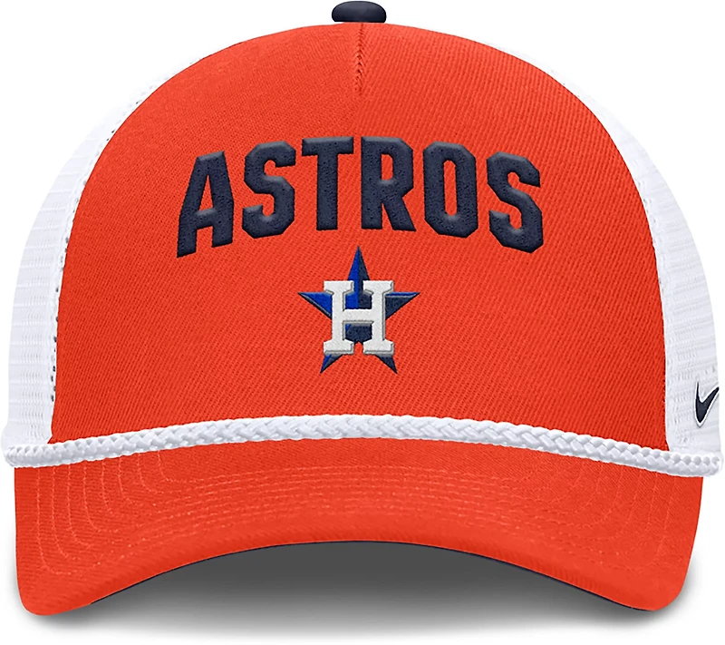 Nike Men's Houston Astros Primetime Rise Structured Trucker Cap