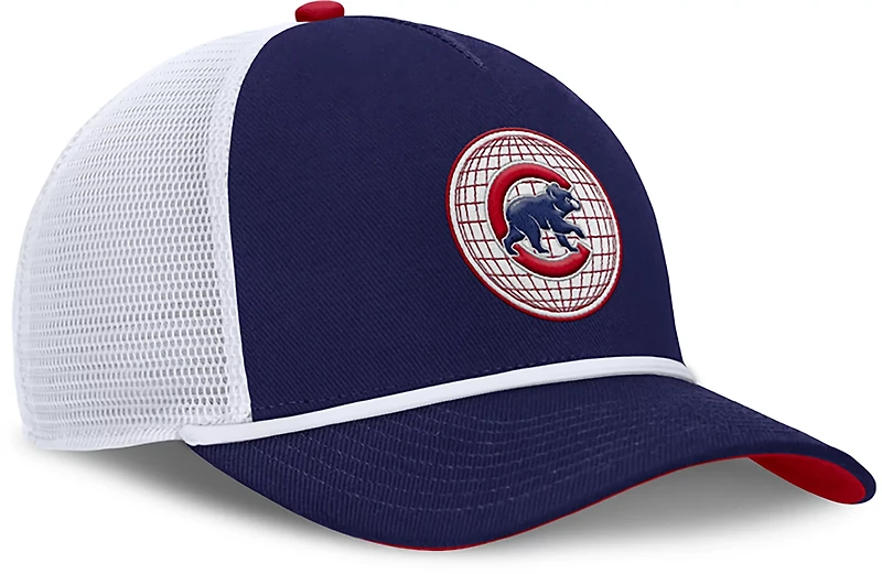 Nike Men's Chicago Cubs Primetime Rise Dri-FIT Structured 5-Panel Trucker Cap