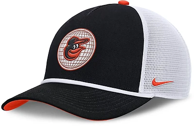 Nike Men's Baltimore Orioles Primetime Rise Dri-FIT Structured 5-Panel Trucker Cap